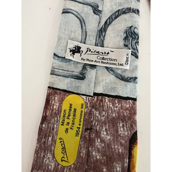 Vintage Fine Art Picasso Collection 100% Silk Men's Neck Tie JL - Picture 3 of 8